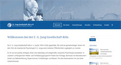 Desktop Screenshot of cgjung.org